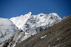 41 Nuptse Close Up With Everest West Ridge Begin and Ridge Of Guangming Peak On Right From Monument Hill At Mount Everest North Face Base Camp.jpg